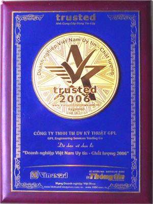 DOANH NGHIỆP VIỆT NAM UY TÍN CHẤT LƯỢNG NĂM 2006